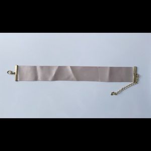 Satin Beige thick Choker